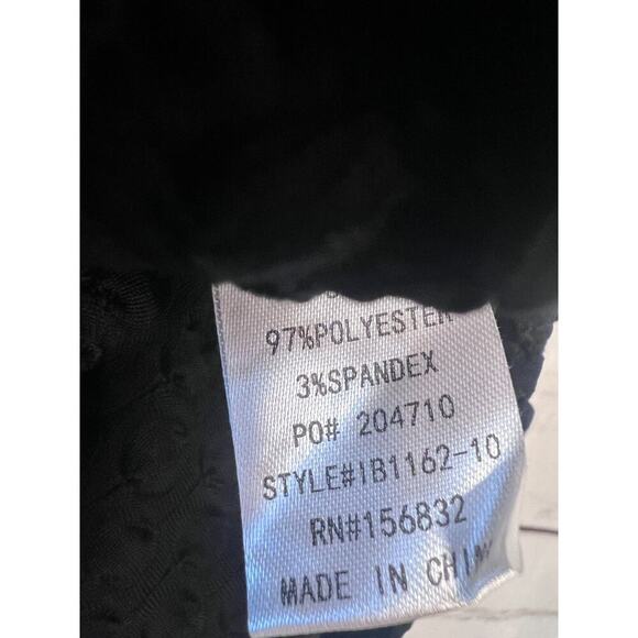 BIBI Size SM Black Romper Button Accent Woven Fun Comfy - Picture 3 of 6